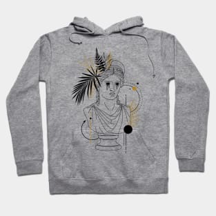 Hera (Juno). Creative Illustration In Geometric And Line Art Style Hoodie